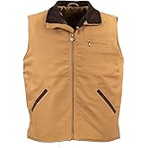 Outback Trading Company Men's Sawbuck Breathable Canvas Casual Cowboy Western Vest with Multiple Pockets