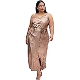 City Chic Women's Plus Size Dress - Kaia Metallic Slip