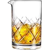 Hiware Professional 24 Oz Cocktail Mixing Glass, Thick Bottom Seamless Crystal Mixing Glass