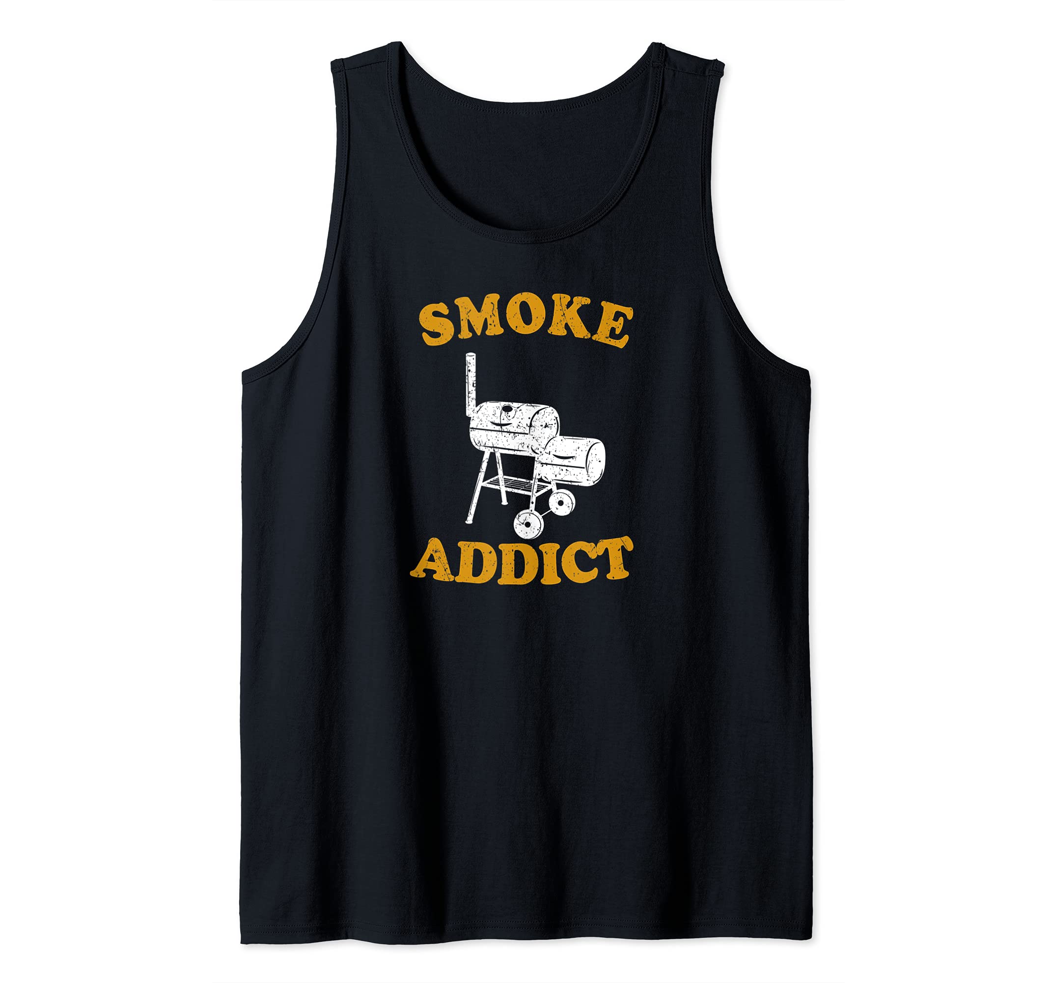 Mens BBQ Smoke Addict Meat Smoker Tank Top