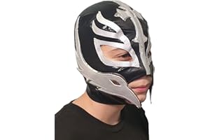 GENERIC Children's Rey Mysterio Lucha Libre Wrestling Mask Kids- Luchador boys Rey Misterio Mask for Kid. Rey Misterio Costume Wrestler Luchadores Lucha Libre mask