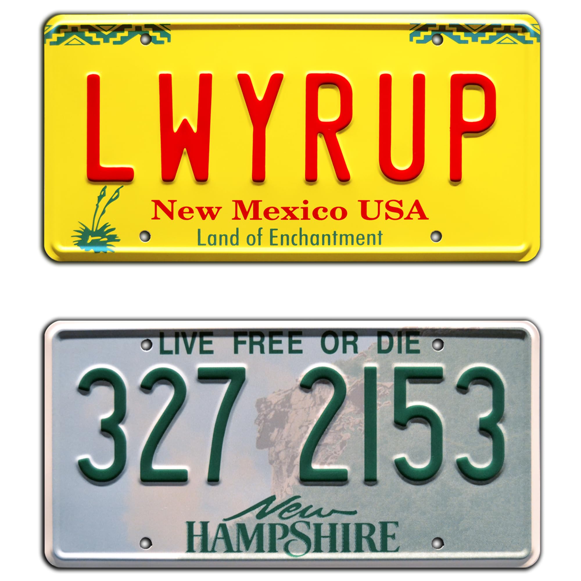 Breaking Bad | LWYRUP + 327 2153 | Metal Stamped License Plates