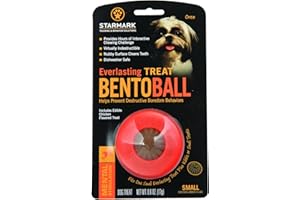 Starmark Everlasting Treat Bento Ball Tough Dog Chew Toy Small