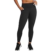 Champion Women's Period Leggings & Bike Shorts, Soft Touch, Shorts With Period Protection for Women, 7" & 25"