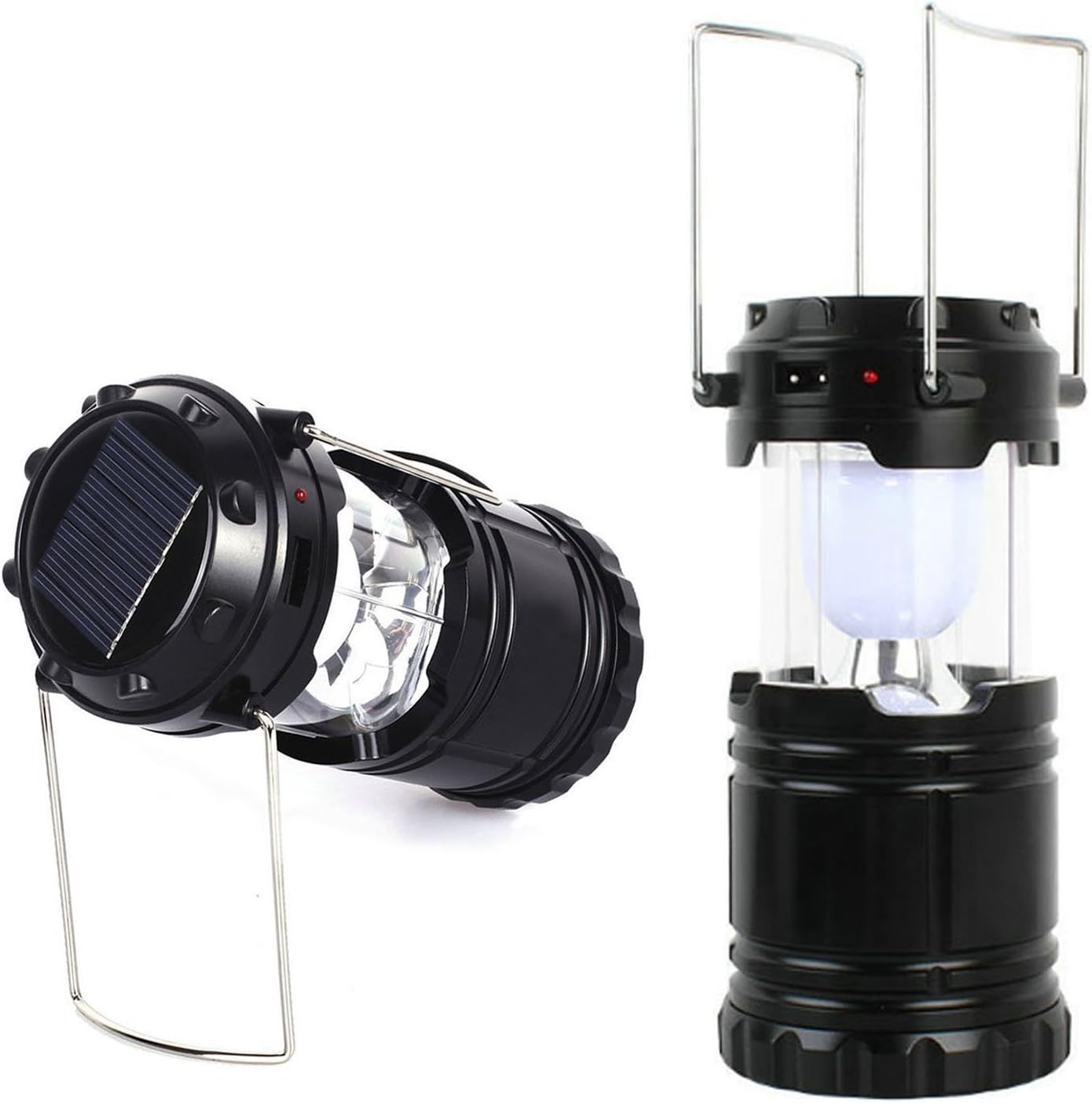 Ultra Bright Rechargeable Lantern , Solar Camping Lantern Powered Led,portable Camping LED Light,usb Charging,battery Power,ideal for Hiking, Camping,fishing,sports, Emergencies, Hurricanes, Outages