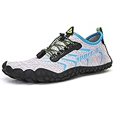 UBFEN Water Shoes Aqua Swim Shoes Mens Womens Beach Sports Quick Dry Barefoot for Boating Fishing Diving Surfing