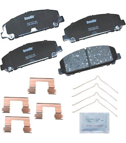 thumbnail image 2 of CCIYU Front Ceramic Brake Pads Set For 2008-2010 Infiniti QX56 & Nissan Armada/Titan 2 of 4