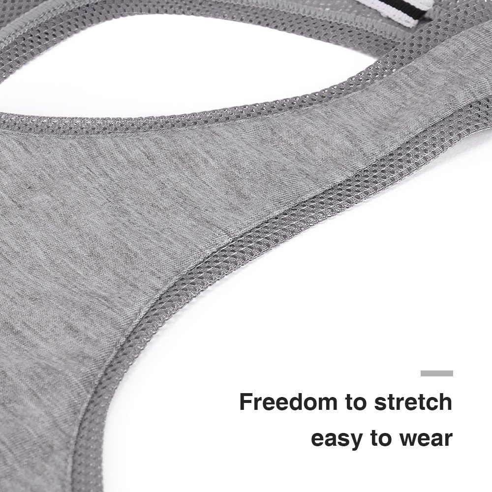 Camel Yoga Workout Tank Tops Women Sleeveless Dry Loose Fit Racerback Activewear Scallop Bottom Color Grey Size L