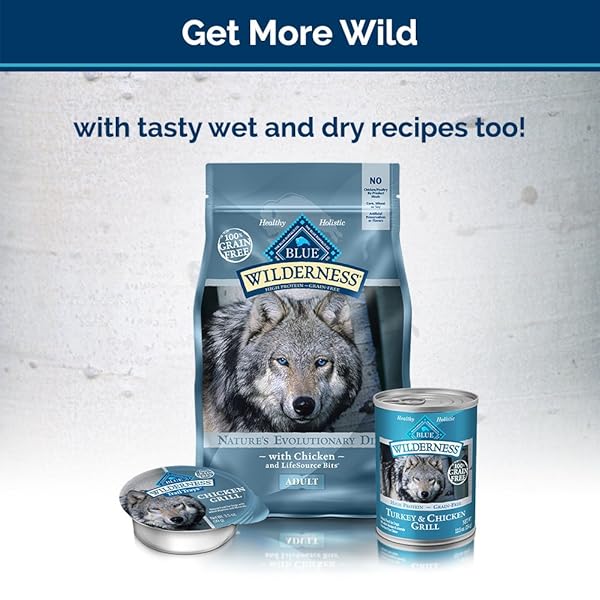 BLUE BUFFALO WILDERNESS TRAIL WILD BITES HIGH PROTEIN GRAIN FREE SOFT MOIST SALMON DOG TREATS
