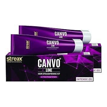 streax canvo hair straightening cream price