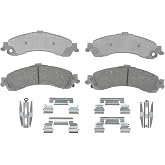 Set Pastiglie Freno Posteriori In Ceramica ACDelco Advantage 14D1037CH - Silenziose, Pronte All'Uso