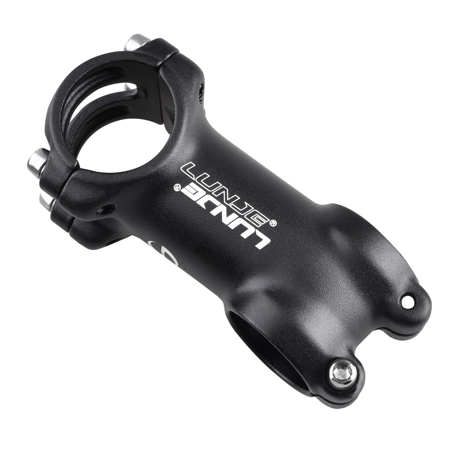 Azarxis Bike Stem 31.8mm 7 Degree Bicycle Handlebar Stem Extender MTB Stem Riser 60mm 70mm 80mm 90mm for Mountain Bike Road Bike Track Bike BMX Fixie DH (7 Degree - 31.8 x 80mm)