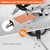 Preciva Leather Hole Puncher Revolving Belt Punching Tool 6 Heads 2.0–4.5mm view 2