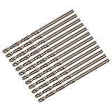 uxcell 12pcs Jobber Drill Bits 2.5mm (0.098") Black