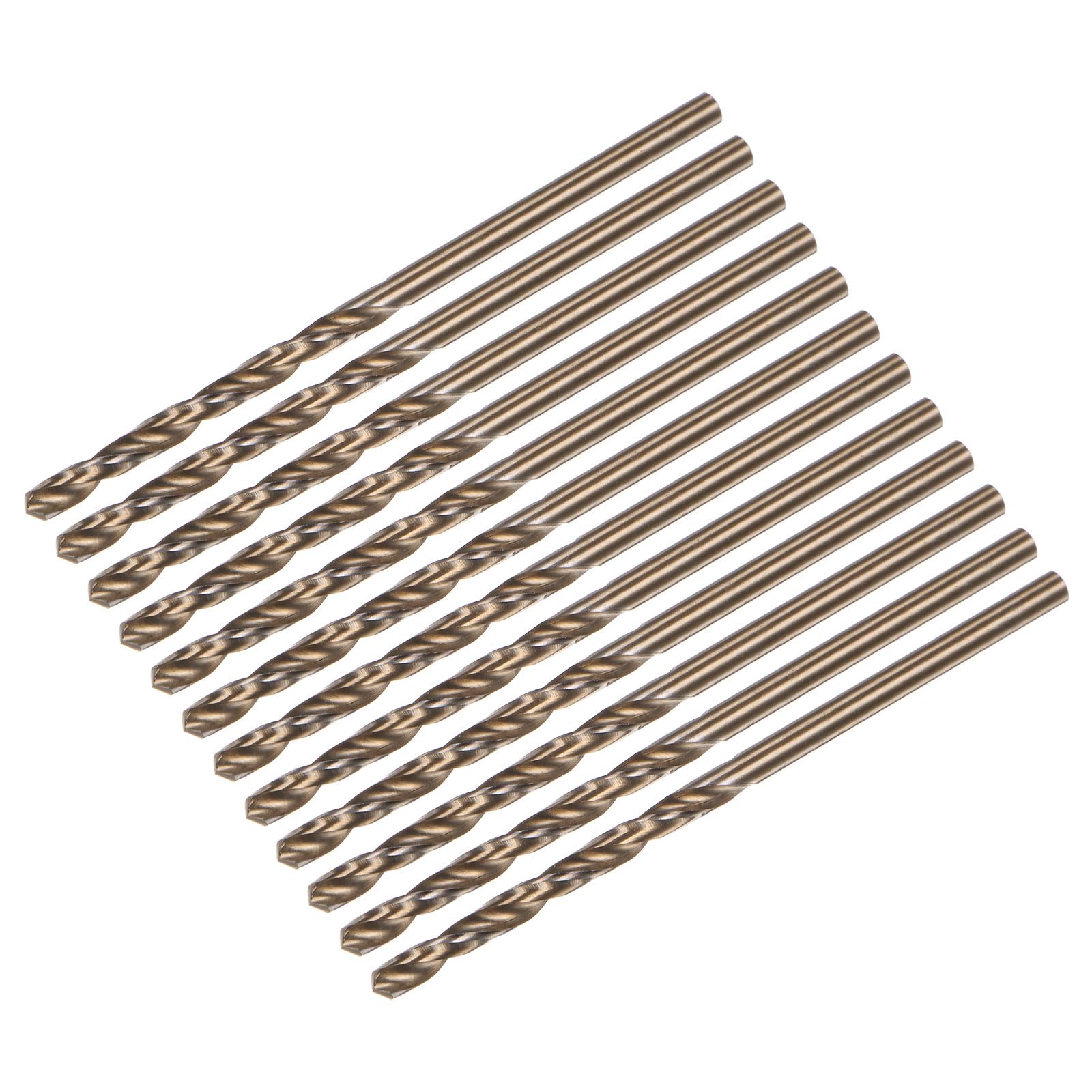 uxcell 12pcs Jobber Drill Bits 2.5mm (0.098") Black