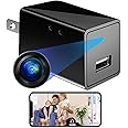 Hidden Spy Camera 1080P WiFi Wireless Small HD Home Office Security Camera Compact Surveillance Monitoring Cameras Micro Indo