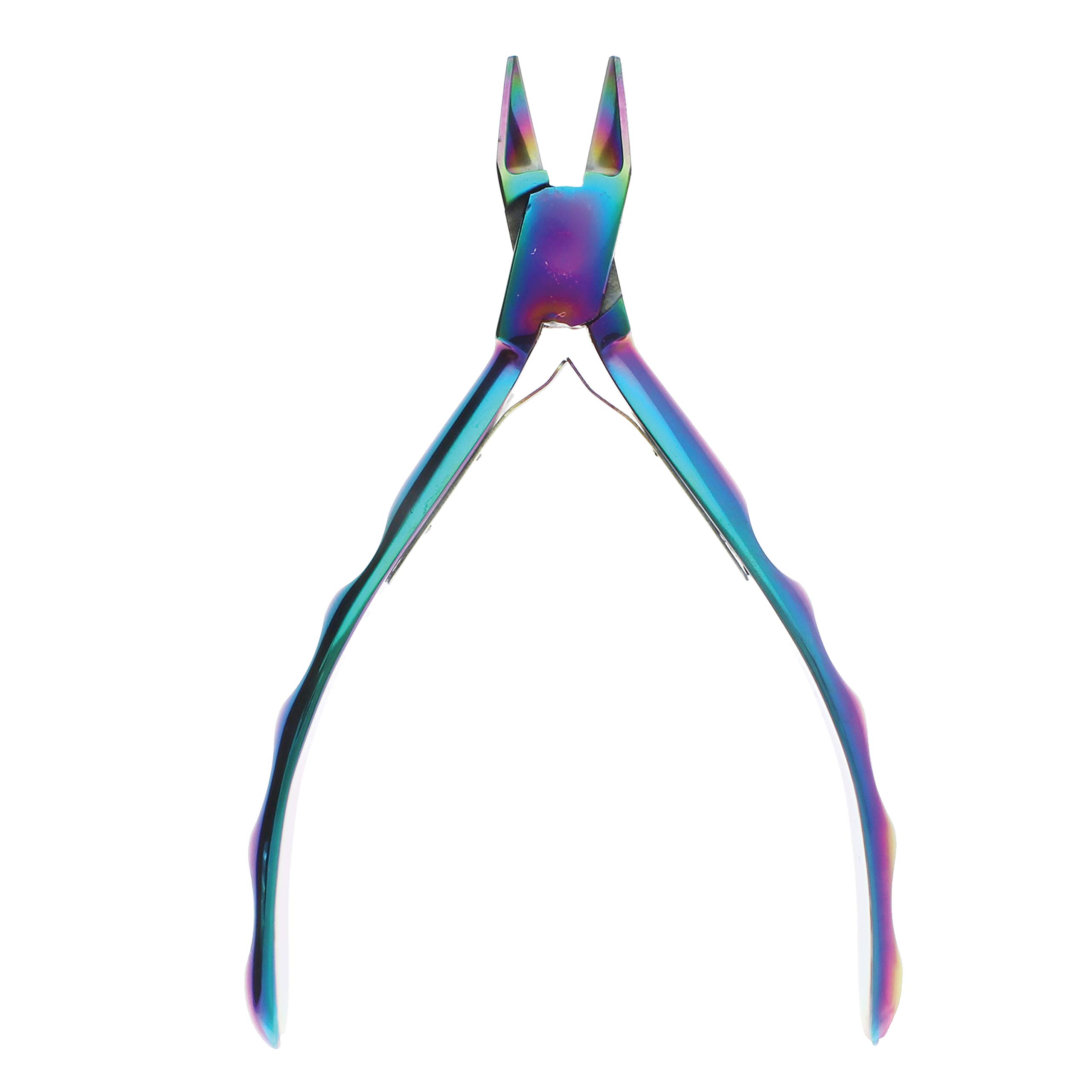 Chroma Series Flush Cutting Pliers Rainbow Titanium Coated