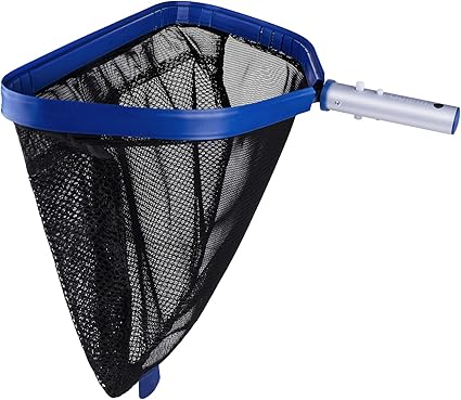 guarm rallador de piscina y hoja de natacion con malla fina mediana se adapta a la mayoria de los bastones estandar para limpiar piscinas