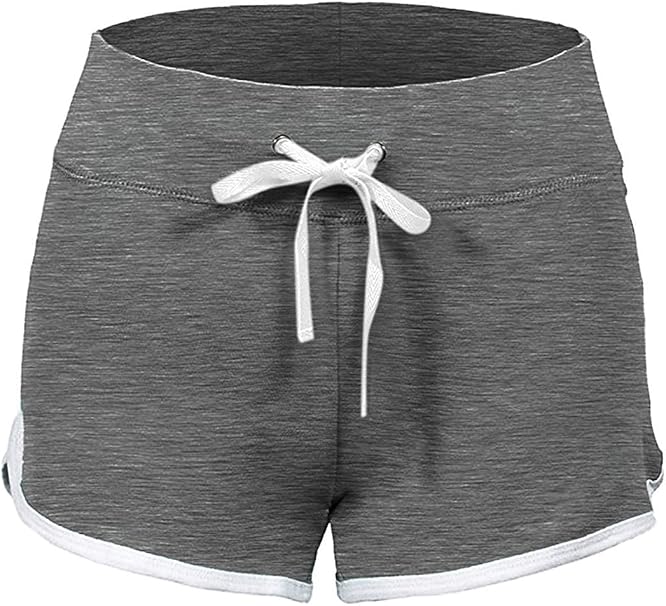 grey athletic shorts womens