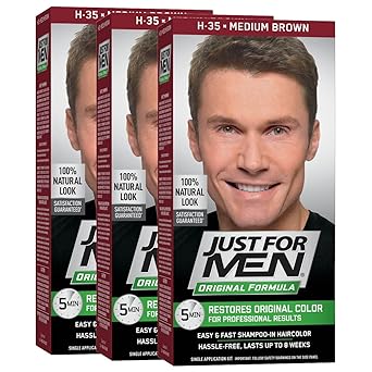Just For Men Original Formula Men S Hair Color Medium Brown Pack
