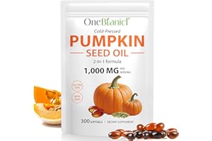 ARTOALABS Pumpkin Seed Oil with Saw Palmetto Capsules, 1000mg Per Serving, Bladder & Prostate Health & Non-GMO, Essential Fatty Acids & Phytosterols & Supports Hair, Urinary, 300 Softgels