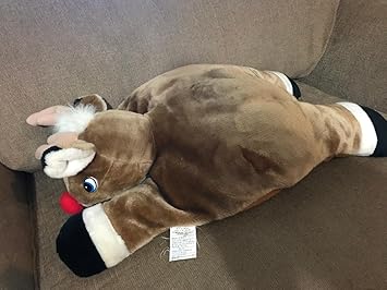 Amazon Com Rudolph The Red Nosed Reindeer Plush Pillow Pet Toys