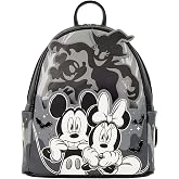 Loungefly Disney: Mickey &amp; Minnie - Ghost - Light-Up and Glow-in-the-Dark - Mini Backpack - Collectible Bags