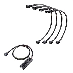 1# Cable Matters PC Case PWM Fan Hub 2# Cable