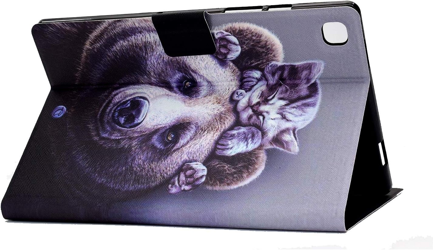 Aswant Case for Samsung Tab A7 PU Leather Smart Cover Wallet Stand Flip Magnetic Tablet Case with Auto Sleep/Wake Function for Samsung Galaxy Tab A 10.4 Inch 2020 SM-T500/SM-T505 - Cat & Bear - Image 5