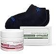 emuaid EMUAIDMAX Nail Fungus QuickStart Kit - EMUAIDMAX Maximum Strength 0.5oz with Silver Ionic Socks Therapeutic Moisture Bar is Suitable for Nail Fungus, Athlete’s Foot, Foot Ulcers, Cracked Heel