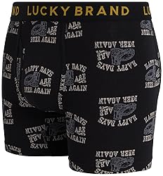 Lucky Brand Men's Boxer Briefs – 3 Pack Soft