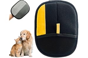 GAVOSY Pet Hair Removal Gloves for Cats & Dogs, Electrostatic Pet Hair Removal Gloves, Upgrade Efficient Grooming Gloves for Pet Hair, Reusable Pet Hair Removal Tool, Cat Brush Glove for Carpet, Couch(1PCS)