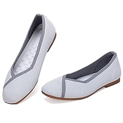 Frank Mully Womens Square Toe Flat Shoes