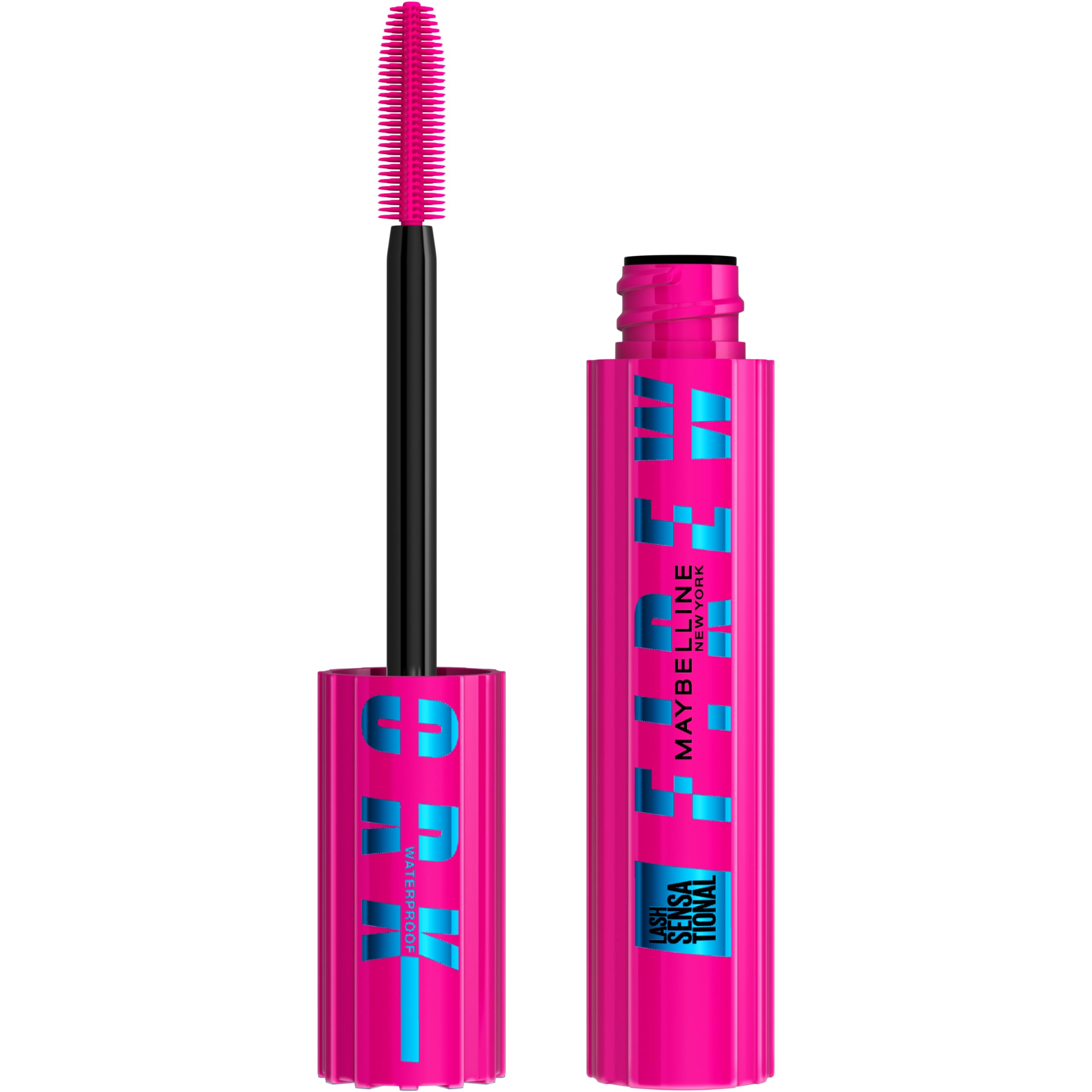 Maybelline New York Mascara Lash Sensational Firework Waterproof Flaring Eyelash Lengthening, Clump-Resistant Formula, Volumizing and Lengthening, Mascara Black