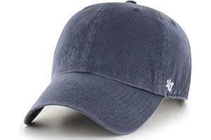 47 Blank Classic Clean Up Cap, Adjustable Plain Baseball Hat for Men and Women