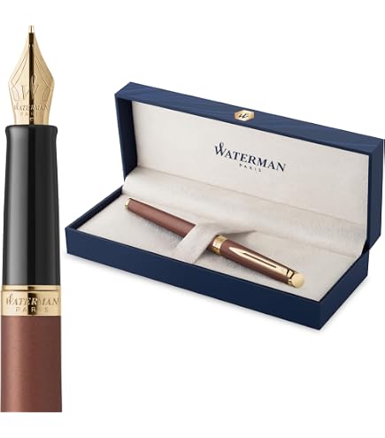 Amazon.com : Waterman Hémisphère Fountain Pen | Metal & Blue