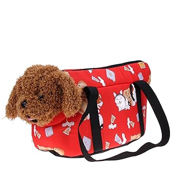 Sri Portable Pet Carrier Bag, Red