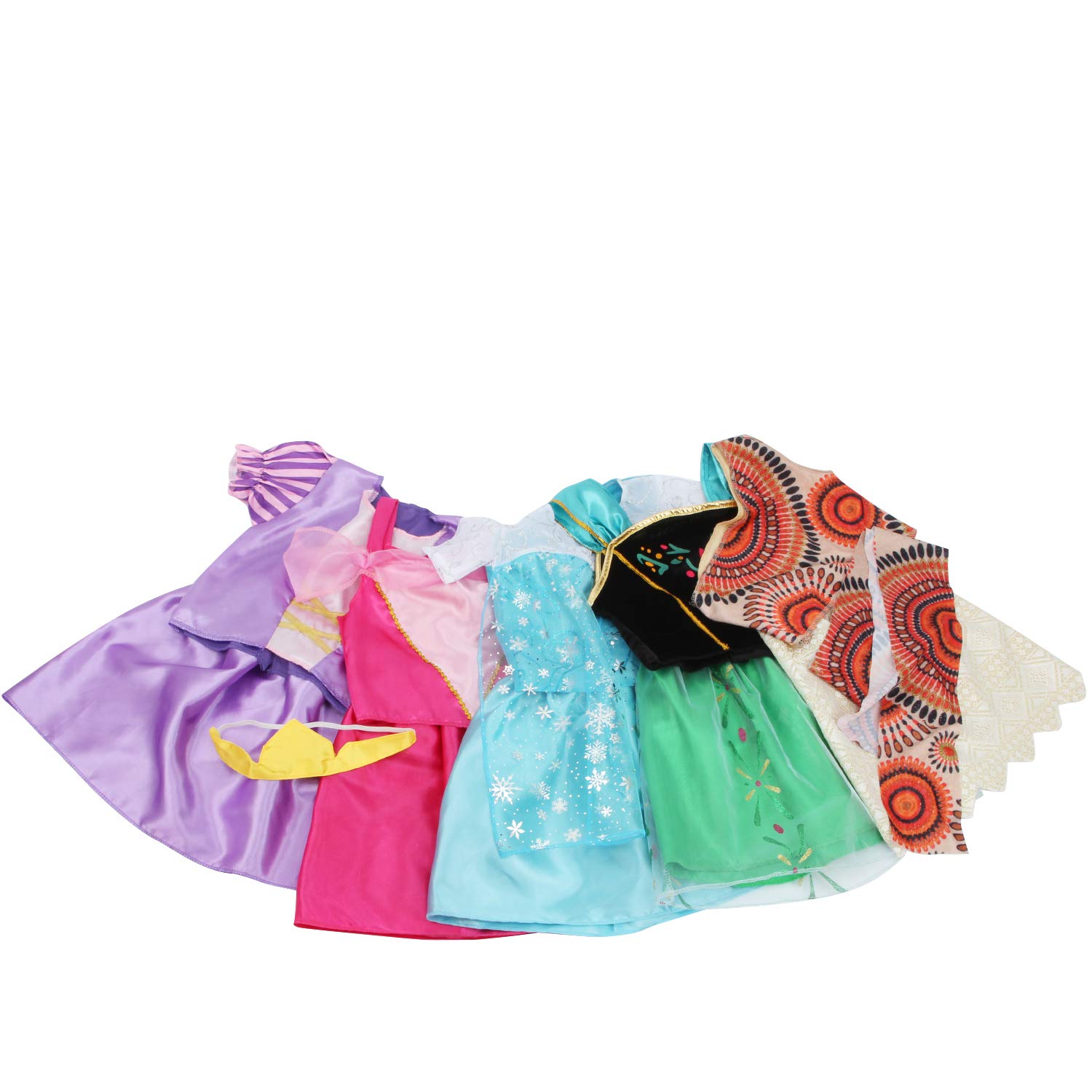 open lace back dress Disney Princess Dress Up Trunk (21 Pieces): Gift Idea For
