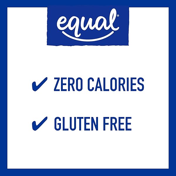 EQUAL 0 CALORIE SWEETENER, SUGAR SUBSTITUTE, ZERO CALORIE SUGAR ALTERNATIVE SWEETENER PACKETS, SUGAR ALTERNATIVE, 500 COUNT