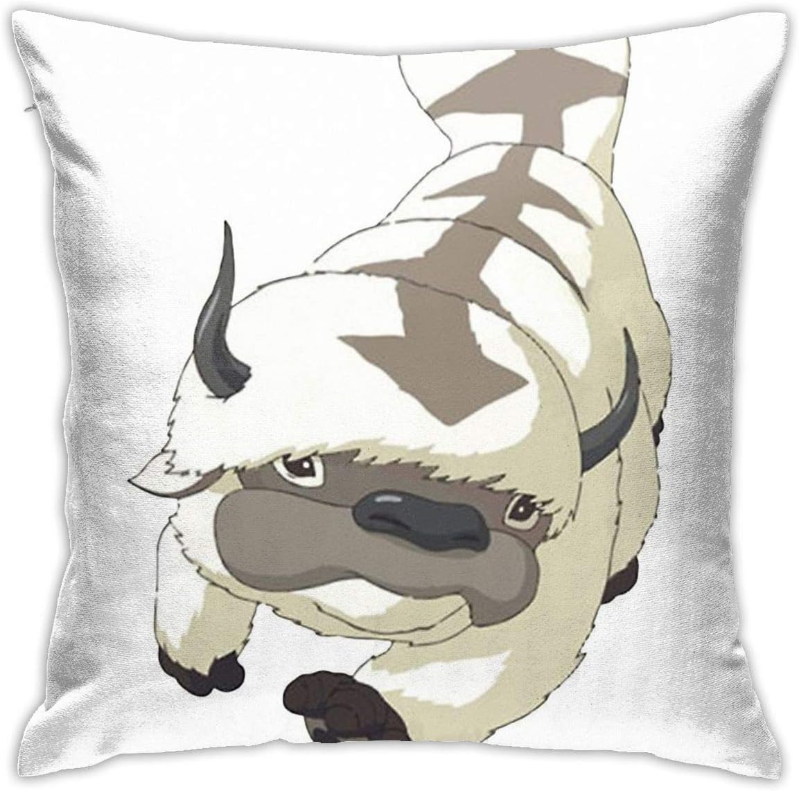 HQSL Appa Sky Bison Japanese Anime Flying The Last Airbender Avatar Decorative Throw Pillow Covers for Sofa Couch Cushion Pillow Cases 18x18 Inch