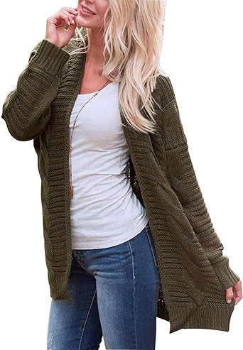 black knitted cardigan with buttons