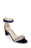 Jewel Badgley Mischka James Ankle Strap Block Heel