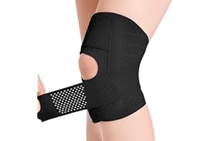 Galvaran Knee Brace with Side Stabilizers Relieve Meniscus Tear Knee Pain ACL MCL Arthritis,Joint Pain Relief, Breathable Adjustable Knee Support Suitable for Men and Women with Sports Injuries