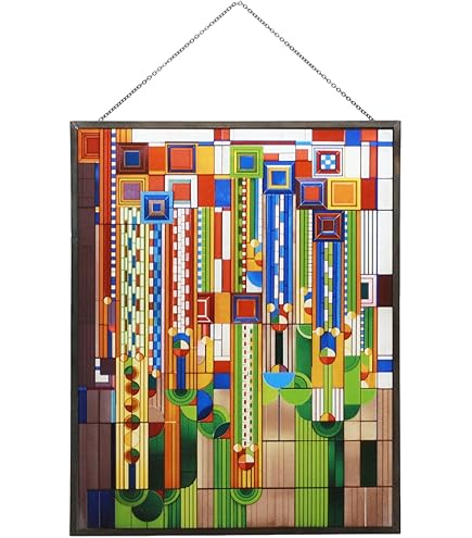 洋書 Architectural Stained Glass Amazon.com: YTC Frank Lloyd Wright Oak Park Skylight Stained