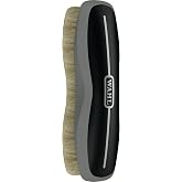Wahl Professional Animal Equine Soft Body Horse Brush, Black | Effortlessly Removes Dirt and Loose Hair, Comfortable Rubber Grip, Patented Ergonomic Design