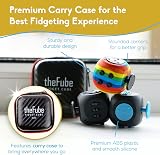 PILPOC theFube Fidget Cube Deluxe Premium Case Quiet Sides Black Red view 5