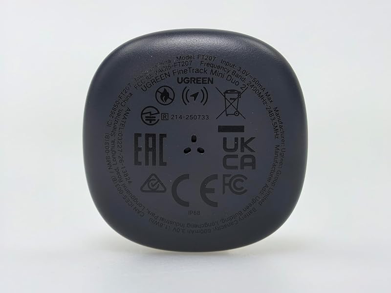 FineTrack Mini DUO 2 Supporto iOS Find My o Android Find Hub 1 Pezzo — foto 8 di 8