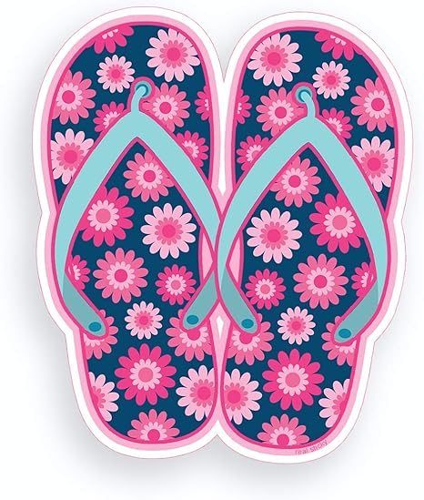 amazon flower flip flops