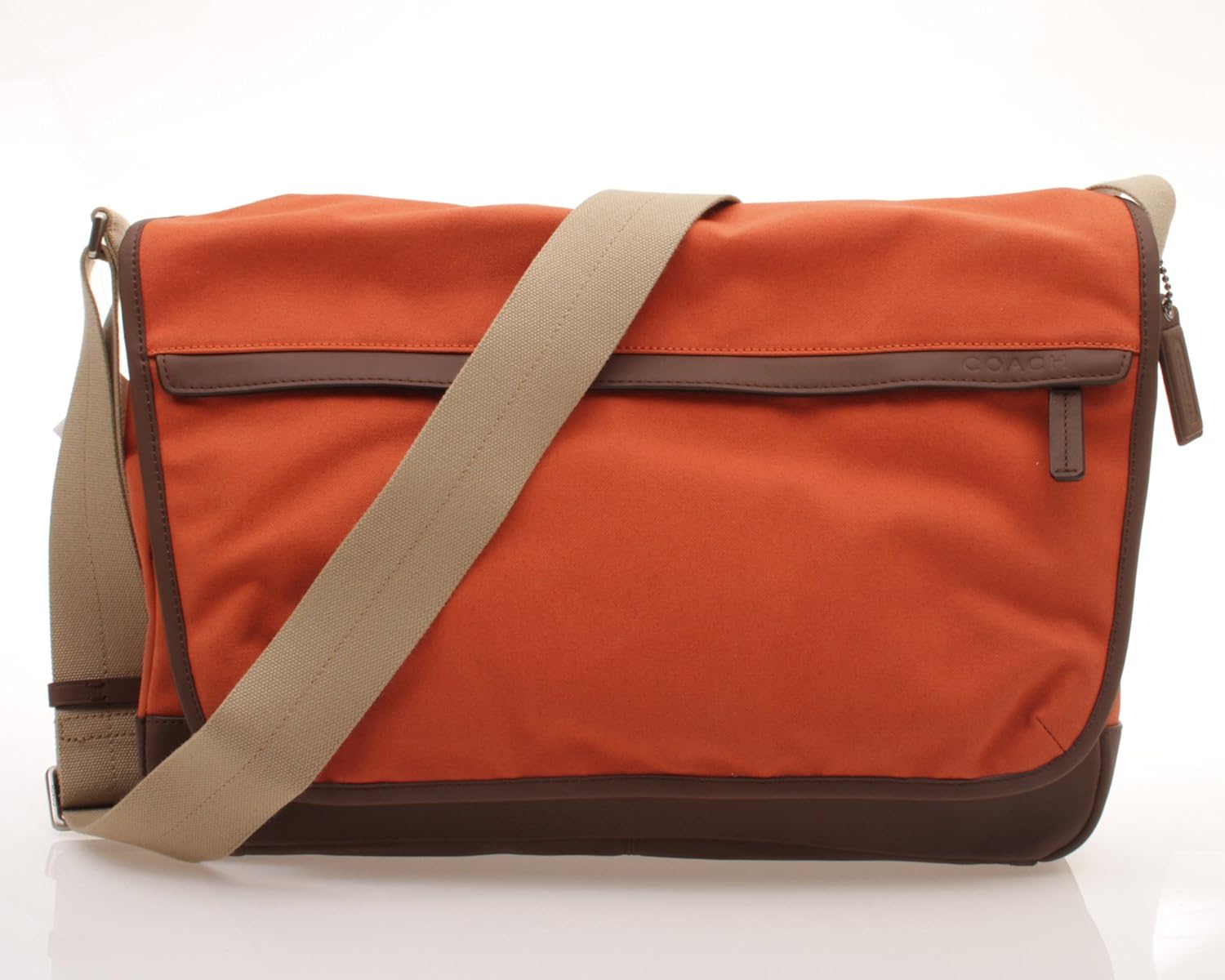 Coach Men Camden Canvas Messenger Bag 70829 Orange Shoes