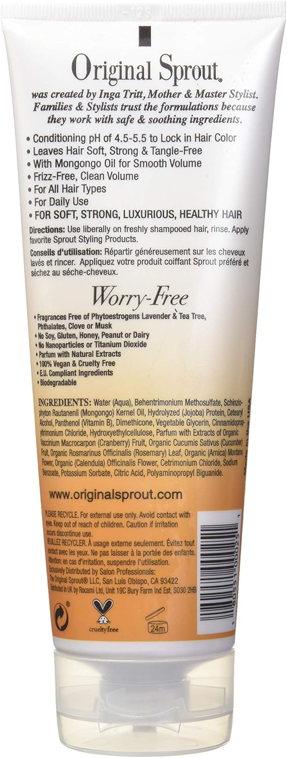 Original Sprout Tahitian Luscious Island Ultra-Rich Conditioner 236 ml - Free & Clean – No Parabens - Image 3